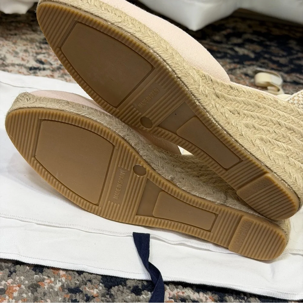 NWOT Margaux x Gal Meets Glam ‘The Espadrille’ in “Blush Pink Canvas” Size 12.5